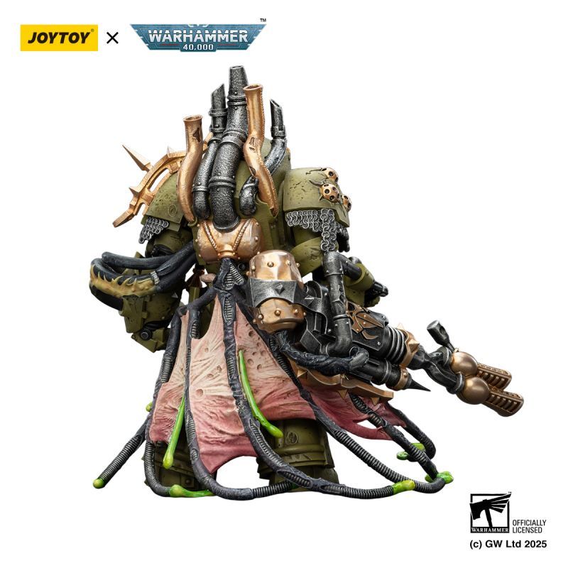 [Pre-sale] JOYTOY Warhammer 40K Death Guard Lord of Virulence with Power Fist and Twin Plague Spewer