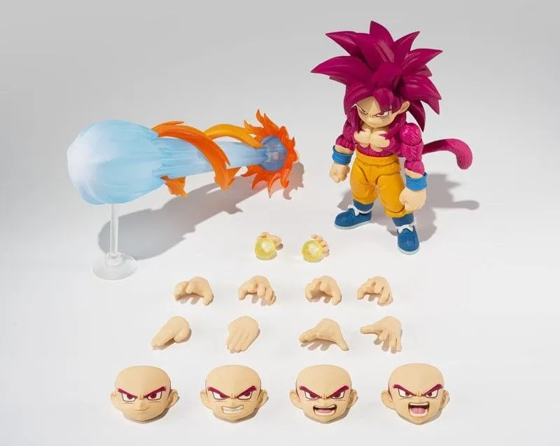 Bandai Dragon Ball S.H.Figuarts SUPER SAIYAN 4 SON GOKU (MINI) -DAIMA Accessories List.
