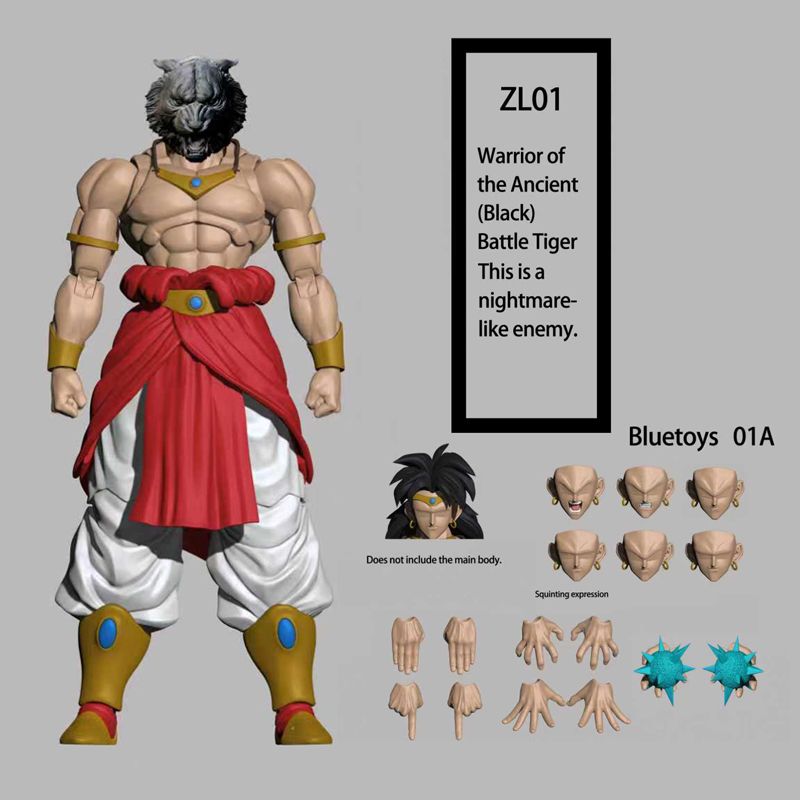 ZL Studio & Bluetoys Black Hair Version Broly