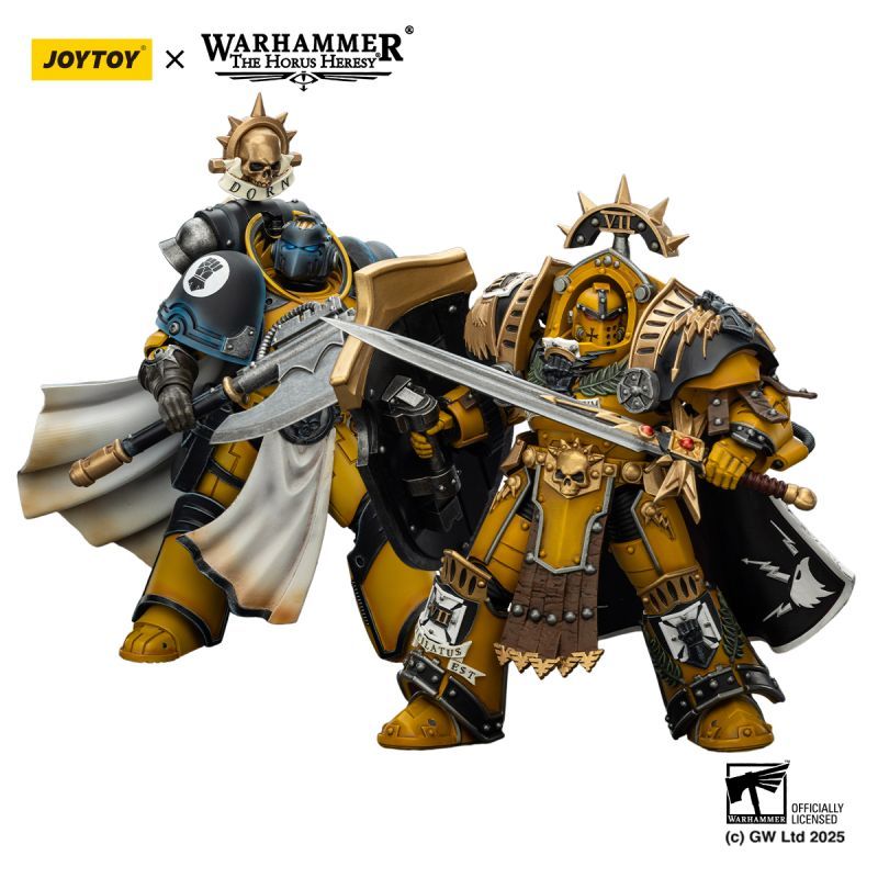 [Pre-sale] JOYTOY Warhammer The Horus Heresy Imperial Fists Librarian Consul with Force Axe and Bolt Pistol