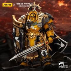 [In stock] JOYTOY Warhammer The Horus Heresy Imperial Fists Legion Praetor in Tartaros Terminator Armour with Power Sword and Vigil Storm Shield