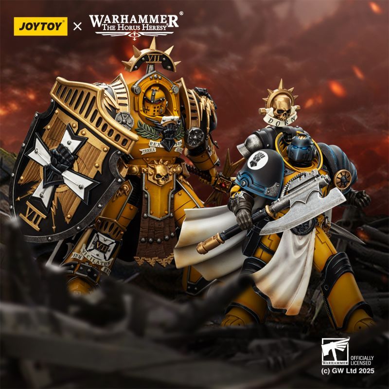 [Pre-sale] JOYTOY Warhammer The Horus Heresy Imperial Fists Librarian Consul with Force Axe and Bolt Pistol
