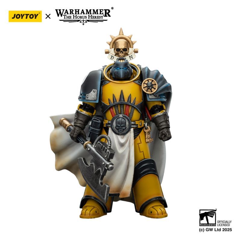 [Pre-sale] JOYTOY Warhammer The Horus Heresy Imperial Fists Librarian Consul with Force Axe and Bolt Pistol