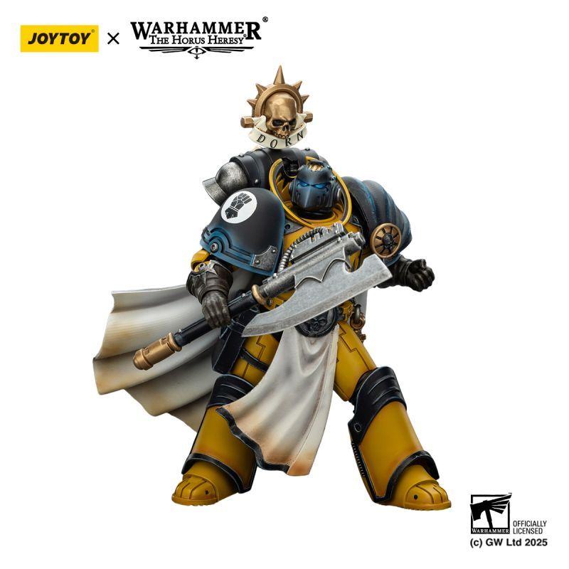 [Pre-sale] JOYTOY Warhammer The Horus Heresy Imperial Fists Librarian Consul with Force Axe and Bolt Pistol