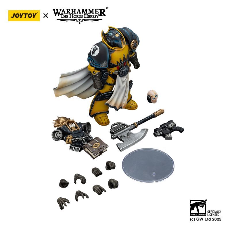 [Pre-sale] JOYTOY Warhammer The Horus Heresy Imperial Fists Librarian Consul with Force Axe and Bolt Pistol