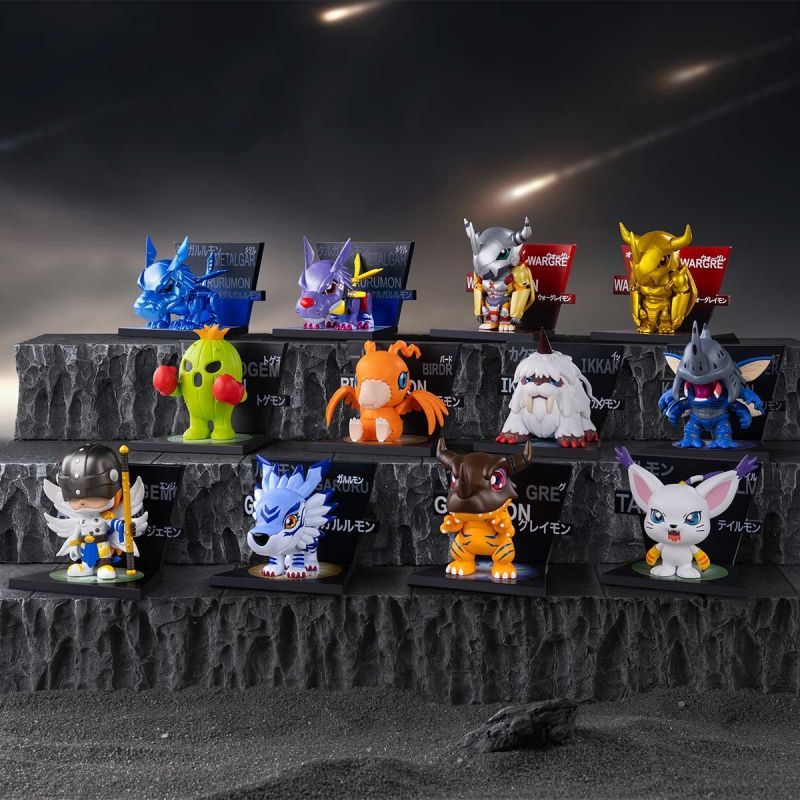 [In stock] POP MART Digimon Adventure Fridge Magnet Series Figures Complete Set