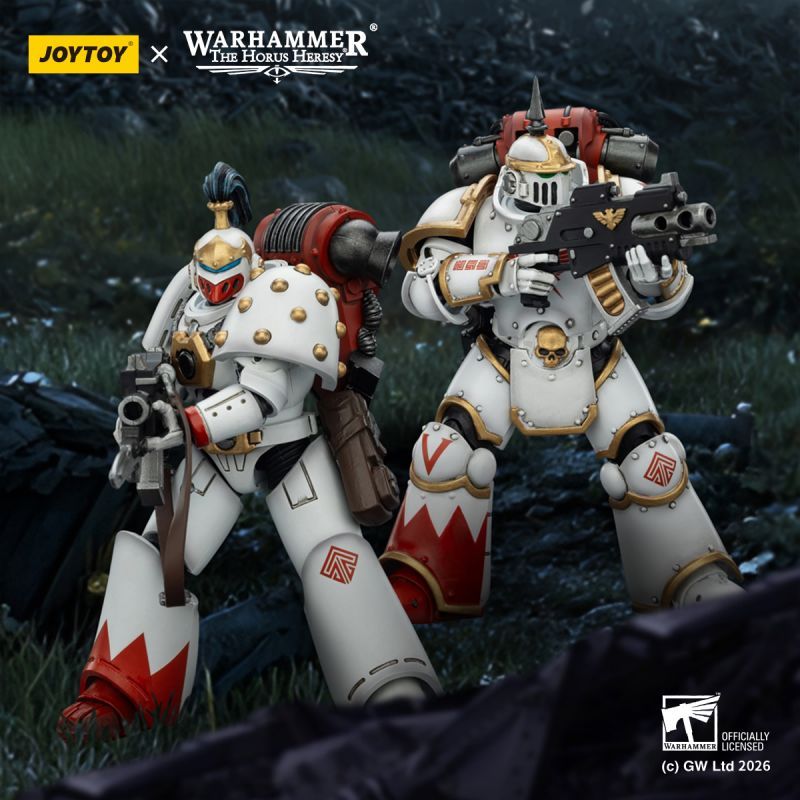 [Pre-sale] JOYTOY Warhammer The Horus Heresy White Scars MKVI Tactical Legionary
