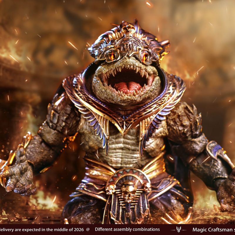 [Pre-sale] Magic Craftsman studio Temple of Chaos Series Desert Colossus Crocodile Sobek
