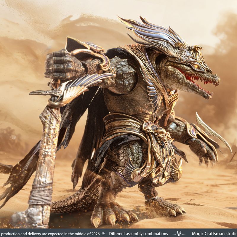[Pre-sale] Magic Craftsman studio Temple of Chaos Series Desert Colossus Crocodile Sobek