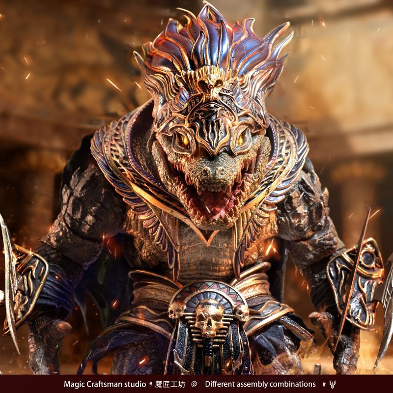 [Pre-sale] Magic Craftsman studio Temple of Chaos Series Desert Colossus Crocodile Sobek