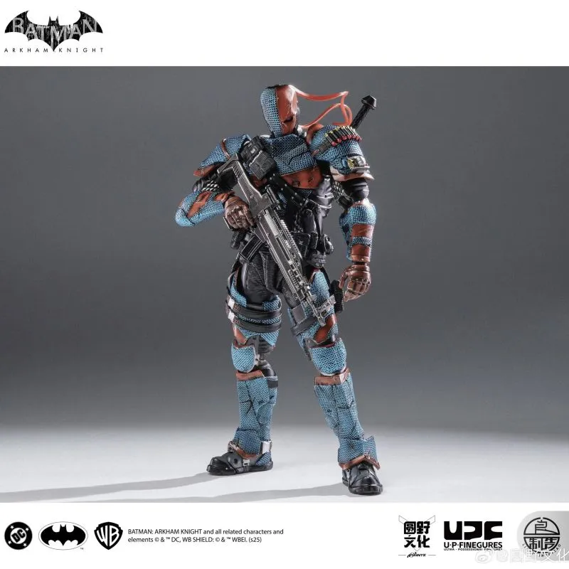 YuanYe Culture Toy &times; LPZZ Batman Arkham Knight Deathstroke - The full-body appearance with a helmet.
