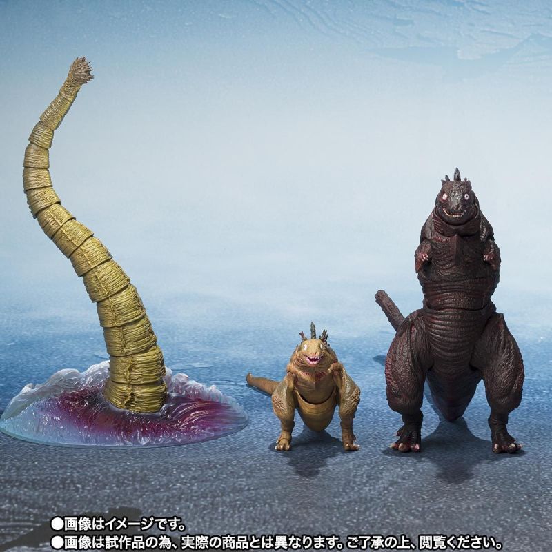 [Pre-sale] Bandai S.H.MonsterArts Godzilla 2016 2nd Form & 3rd Form & Giant Unknown Creature Set