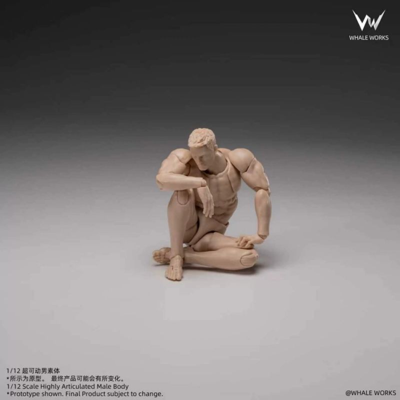 WHALE WORKS Super-Poseable Male Body - Mobility