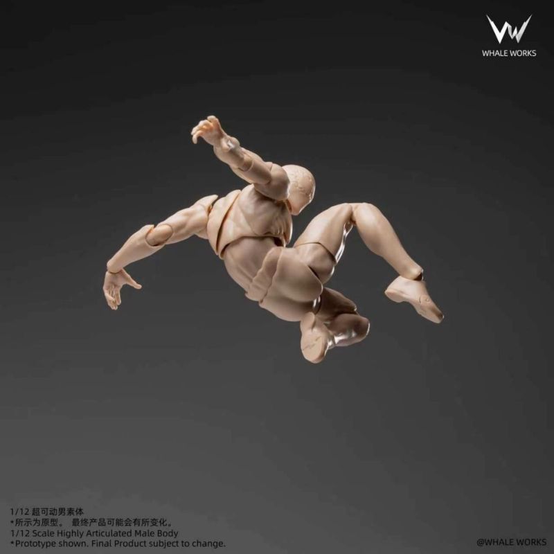 WHALE WORKS Super-Poseable Male Body - Mobility