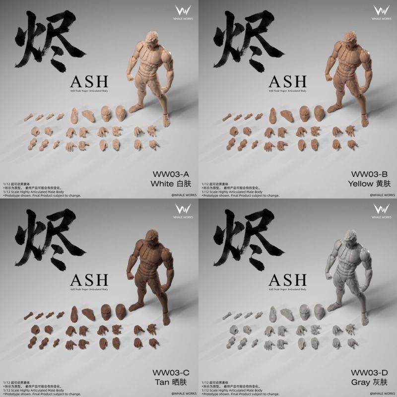 [Pre-sale] WHALE WORKS Super-Poseable Male Body