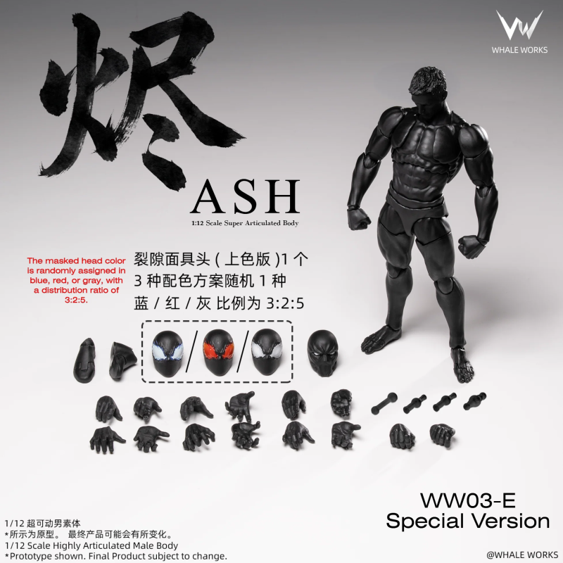 [Pre-sale] WHALE WORKS Super-Poseable Male Body