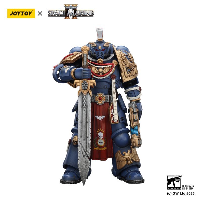 [In stock] JOYTOY Warhammer 40K Ultramarines Relic Primus Armour with Plasma Pistol and Combat Blade