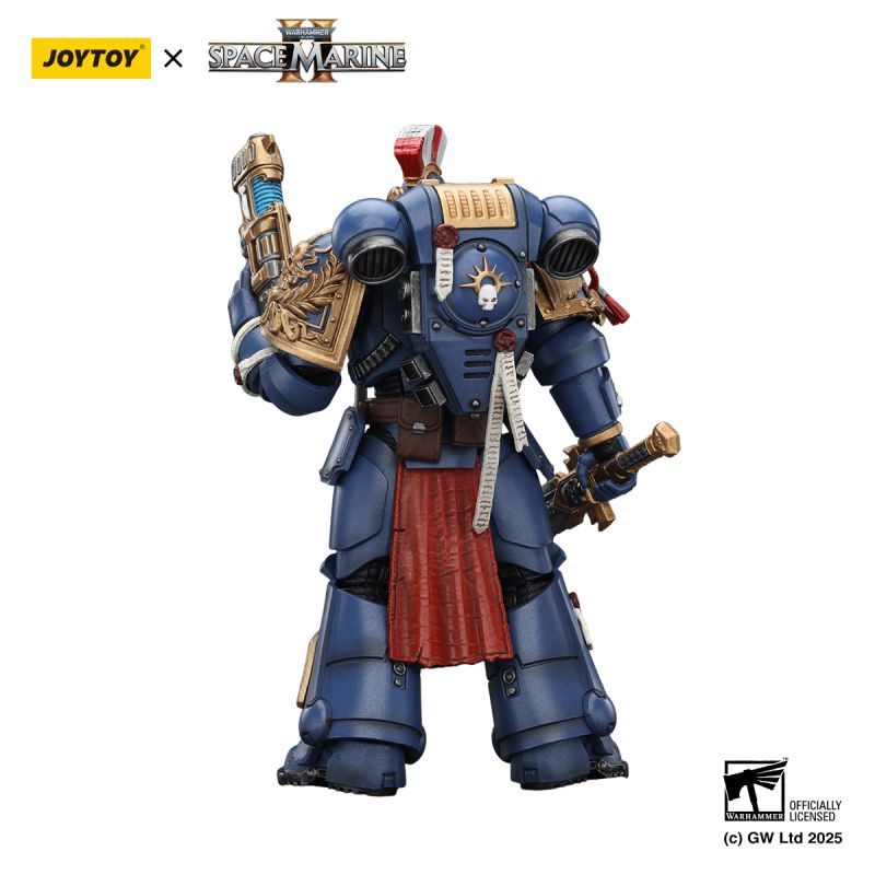 [In stock] JOYTOY Warhammer 40K Ultramarines Relic Primus Armour with Plasma Pistol and Combat Blade
