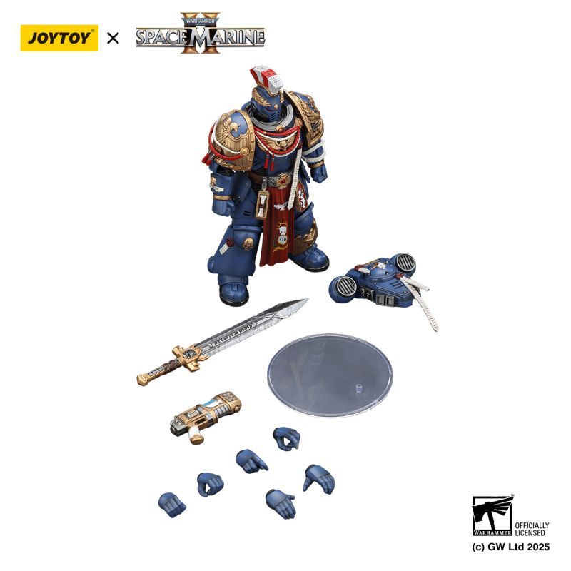 [In stock] JOYTOY Warhammer 40K Ultramarines Relic Primus Armour with Plasma Pistol and Combat Blade
