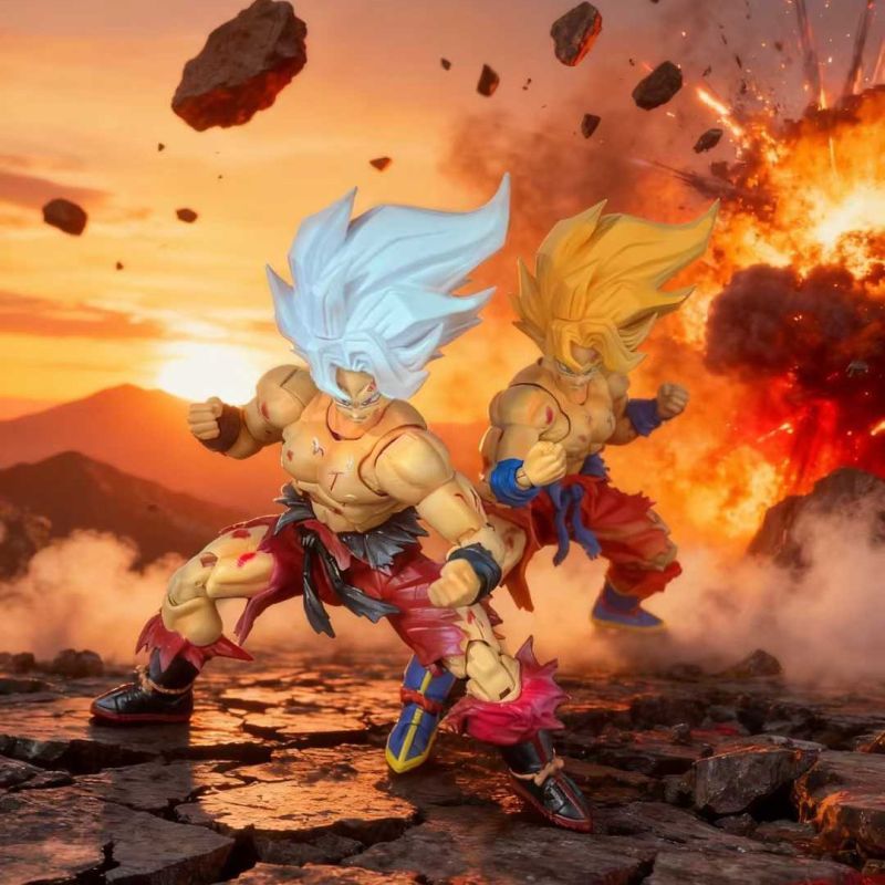 [Pre-sale]  N&T Studio Dragon Ball SHF Super Saiyan Son Goku Battle Damaged 3.0