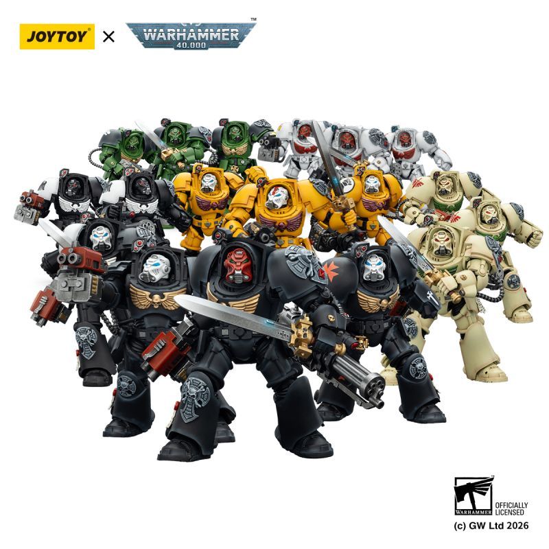[Pre-sale] JOYTOY Warhammer 40K Black Templars Terminator 1 with Power Sword and Storm Bolter