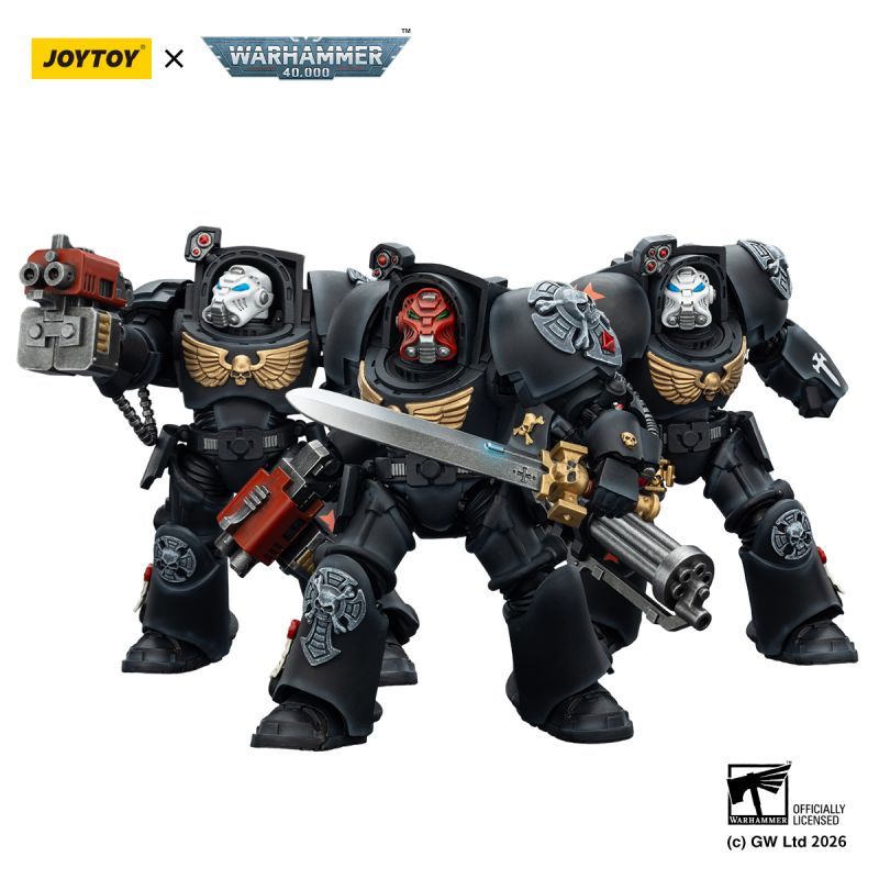 [Pre-sale] JOYTOY Warhammer 40K BlackTemplars Terminator 2 with Power Fist and Storm Bolter