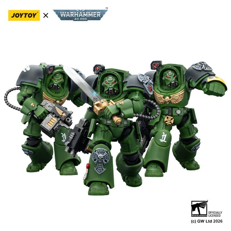 [Pre-sale] JOYTOY Warhammer 40K Salamanders Terminator 1 with Power Sword and Storm Bolter