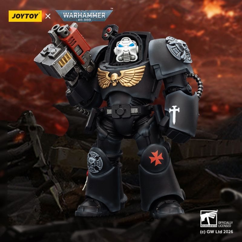 [Pre-sale] JOYTOY Warhammer 40K BlackTemplars Terminator 2 with Power Fist and Storm Bolter