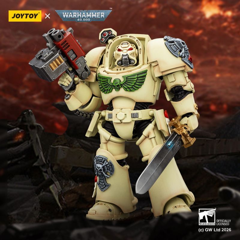 [Pre-sale] JOYTOY Warhammer 40K Dark Angels Deathwing Terminator 1 with Power Sword and Storm Bolter