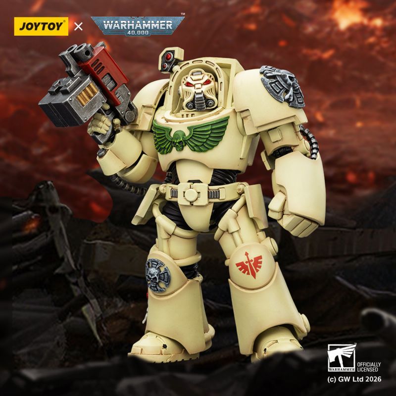 [Pre-sale] JOYTOY Warhammer 40K Dark Angels Deathwing Terminator 2 with Power Fist and Storm Bolter