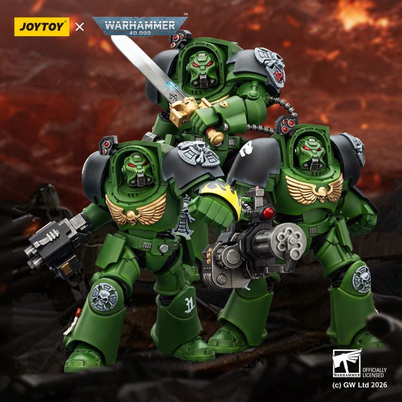 [Pre-sale] JOYTOY Warhammer 40K Salamanders Terminator 1 with Power Sword and Storm Bolter