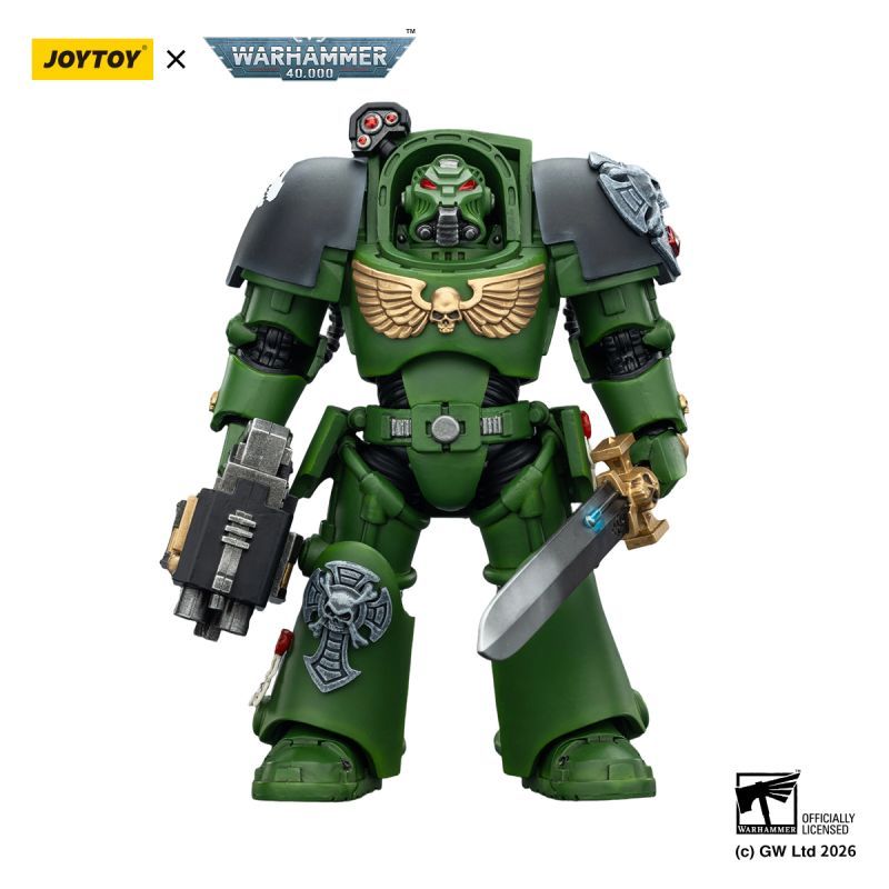 [Pre-sale] JOYTOY Warhammer 40K Salamanders Terminator 1 with Power Sword and Storm Bolter