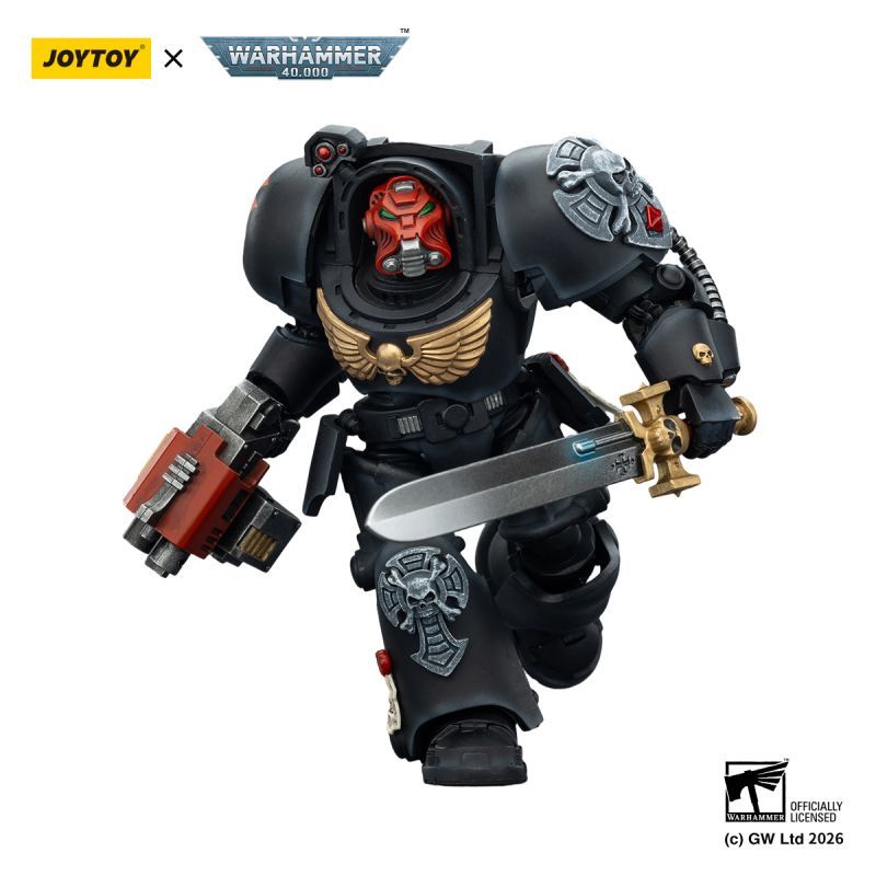 [Pre-sale] JOYTOY Warhammer 40K Black Templars Terminator 1 with Power Sword and Storm Bolter