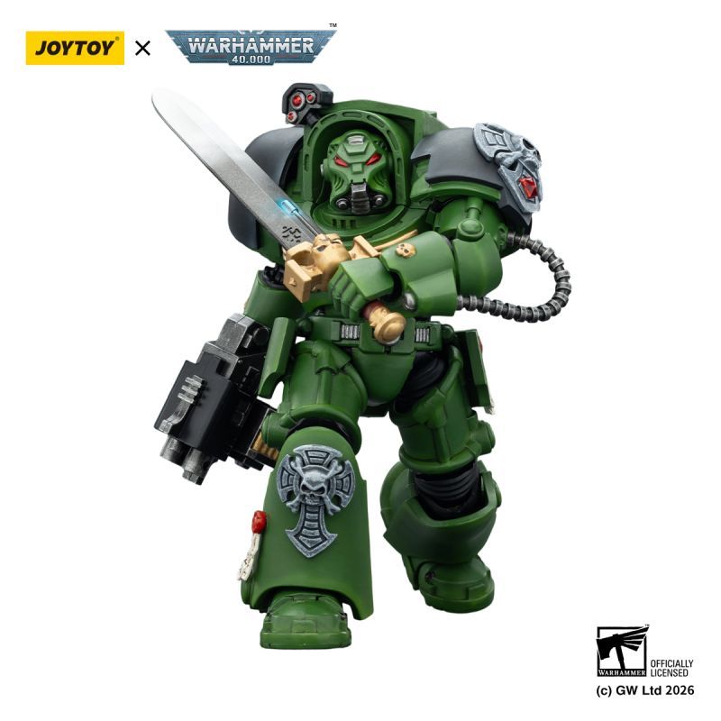 [Pre-sale] JOYTOY Warhammer 40K Salamanders Terminator 1 with Power Sword and Storm Bolter
