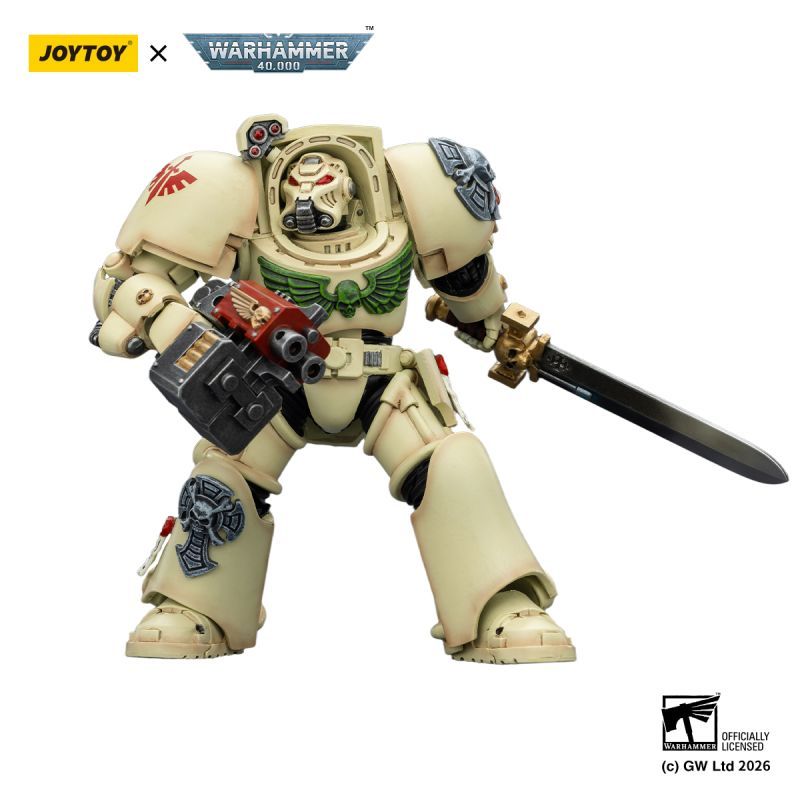 [Pre-sale] JOYTOY Warhammer 40K Dark Angels Deathwing Terminator 1 with Power Sword and Storm Bolter