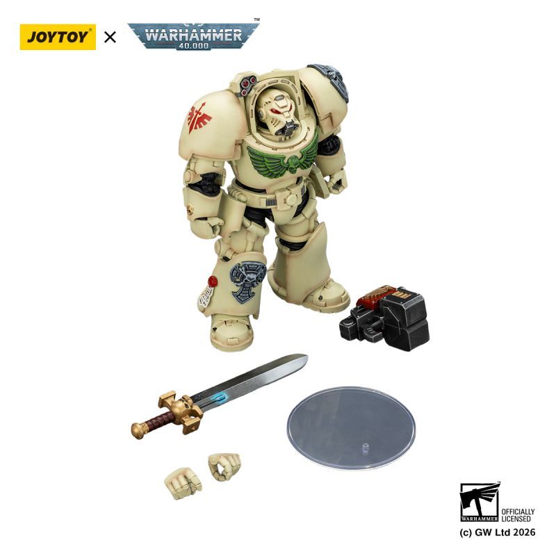 [Pre-sale] JOYTOY Warhammer 40K Dark Angels Deathwing Terminator 1 with Power Sword and Storm Bolter