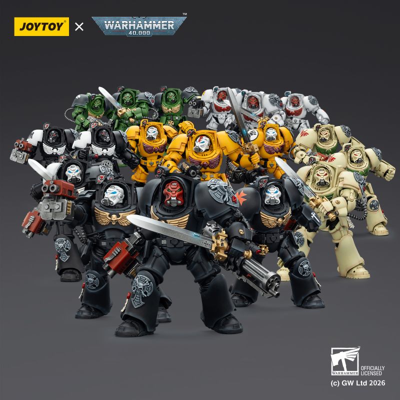 [In stock] JOYTOY Warhammer 40K Raven Guard Terminator 3 with Power ...