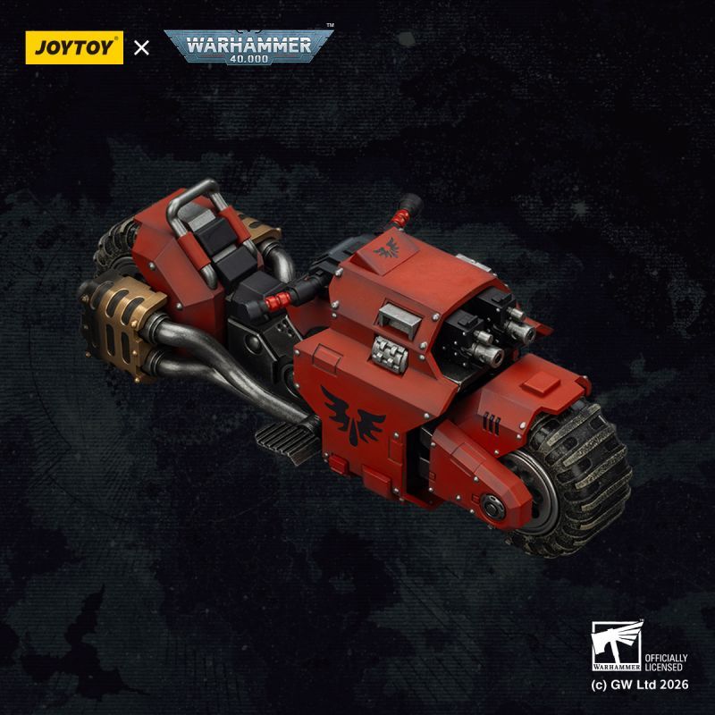 [Pre-sale] JOYTOY Warhammer 40K Blood Angels Raider-pattern Combat Bike with twin-linked bolt rifles