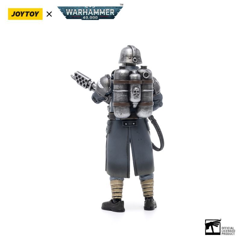 [Pre-sale] JOYTOY Warhammer 40K Astra Militarum Death Korps of Krieg Veteran Squad Guardsman with Flamer