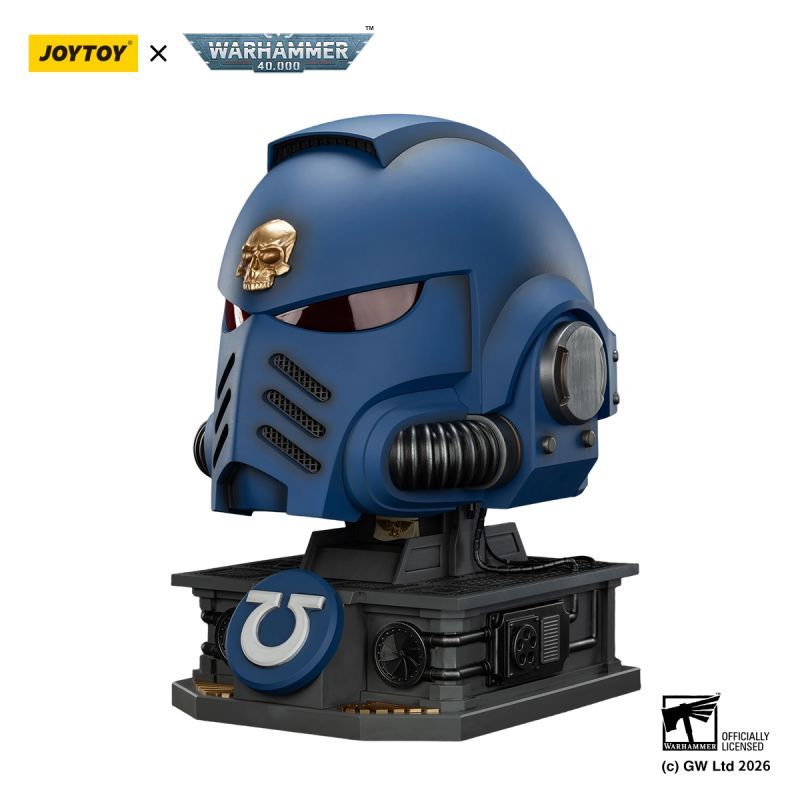 [Pre-sale] JOYTOY Warhammer 40K Ultramarines Captain MkX Helmet & Display Stand