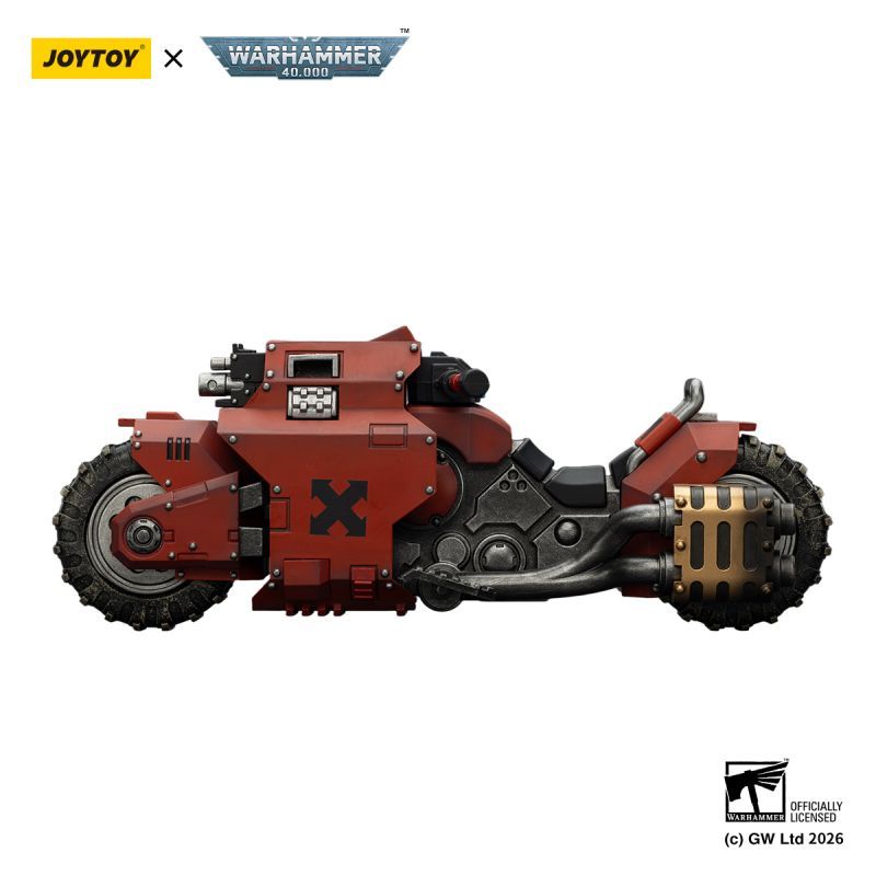 [Pre-sale] JOYTOY Warhammer 40K Blood Angels Raider-pattern Combat Bike with twin-linked bolt rifles