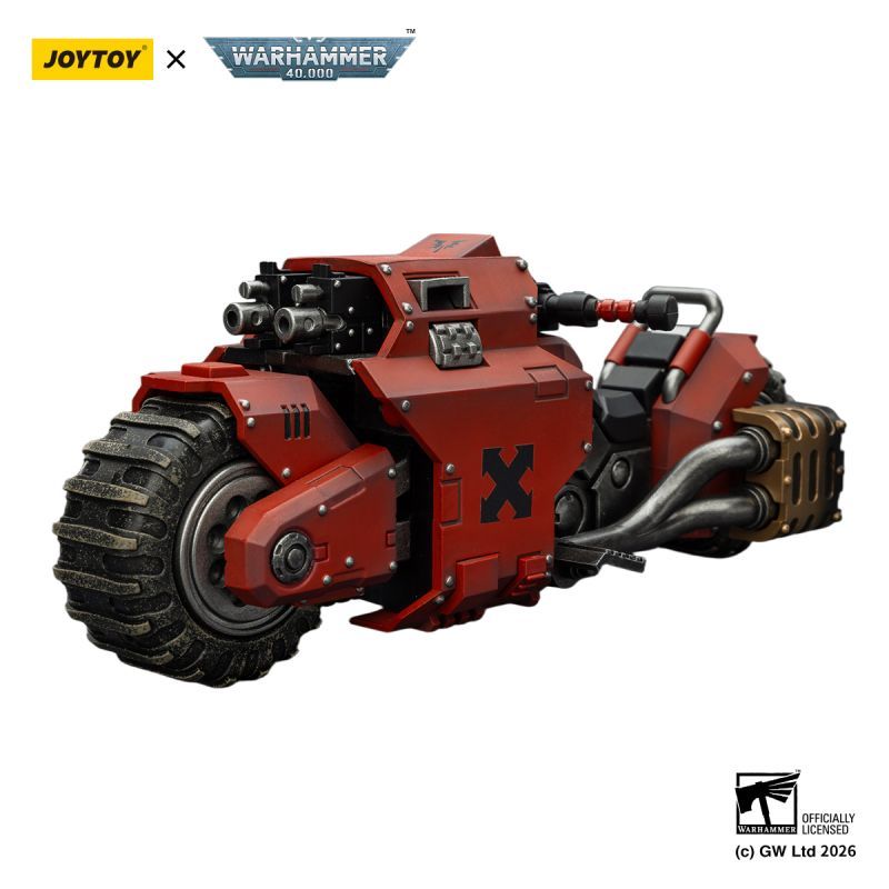 [Pre-sale] JOYTOY Warhammer 40K Blood Angels Raider-pattern Combat Bike with twin-linked bolt rifles