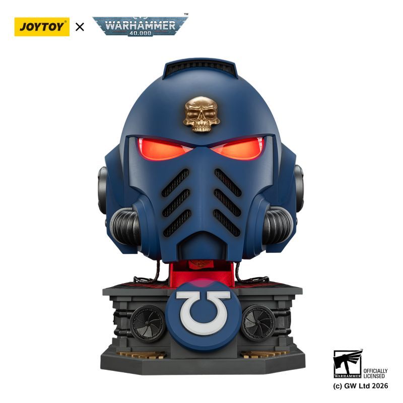 [Pre-sale] JOYTOY Warhammer 40K Ultramarines Captain MkX Helmet & Display Stand