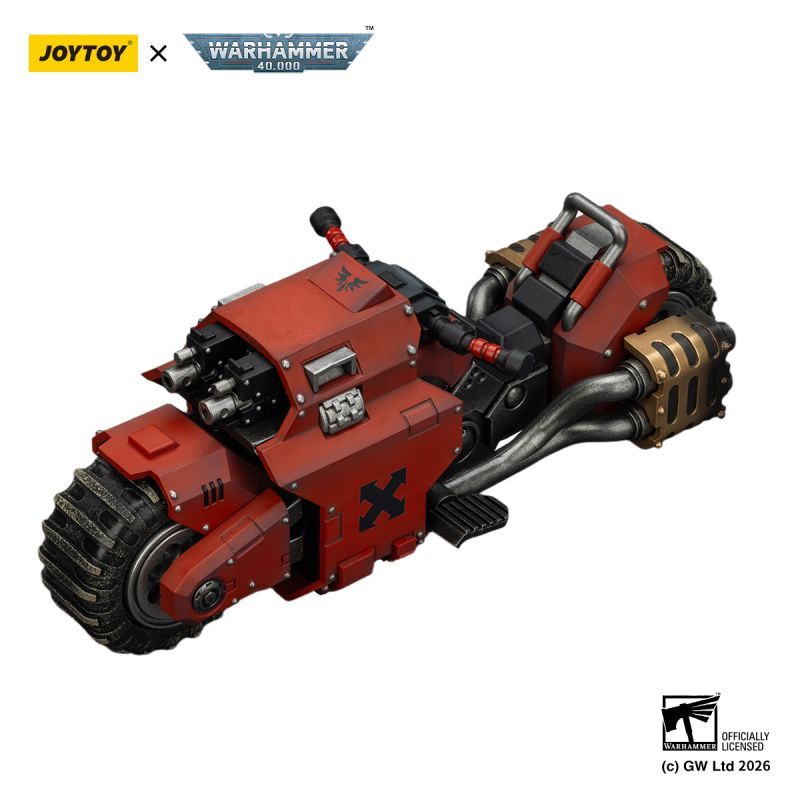 [Pre-sale] JOYTOY Warhammer 40K Blood Angels Raider-pattern Combat Bike with twin-linked bolt rifles