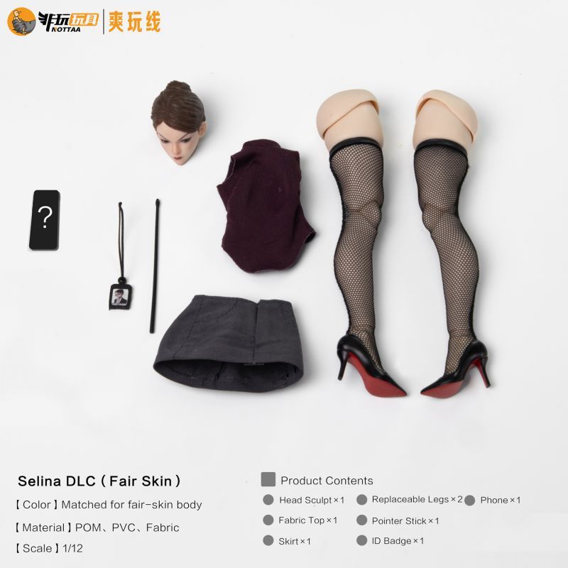 [Pre-sale] Nottaa Collection NT-04 Serena Female Body White Split Neck DLC Accessories
