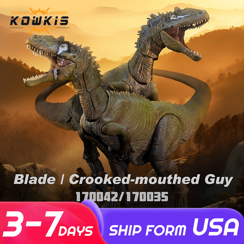 [Pre-sale] Nanmu Studio Smart Series - Allosaurus Blade & Crooked-mouthed Guy Fully Articulated Dinosaur Figure US Warehouse
