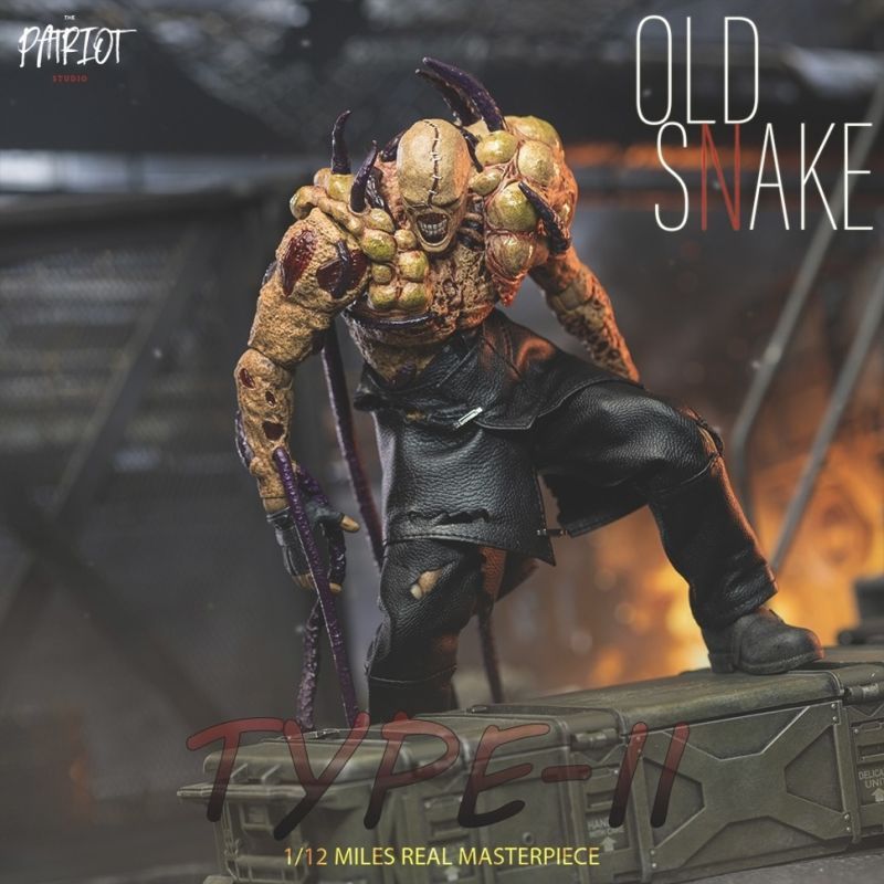 [Pre-sale] Patriot Resident Evil 2 Nemesis OldSnake type-I & type-II Set of 2
