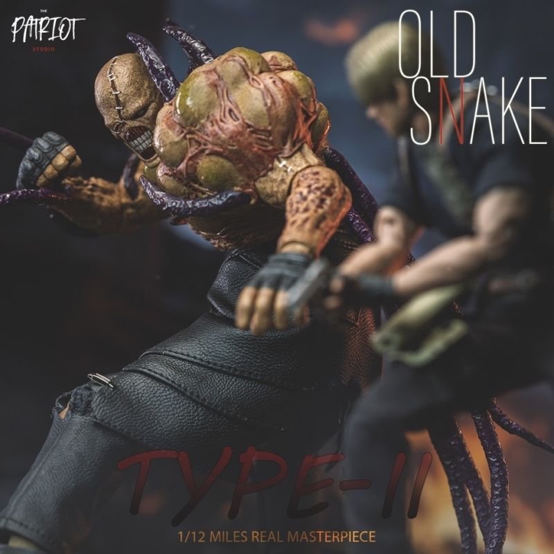 [Pre-sale] Patriot Resident Evil 2 Nemesis OldSnake type-I & type-II Set of 2
