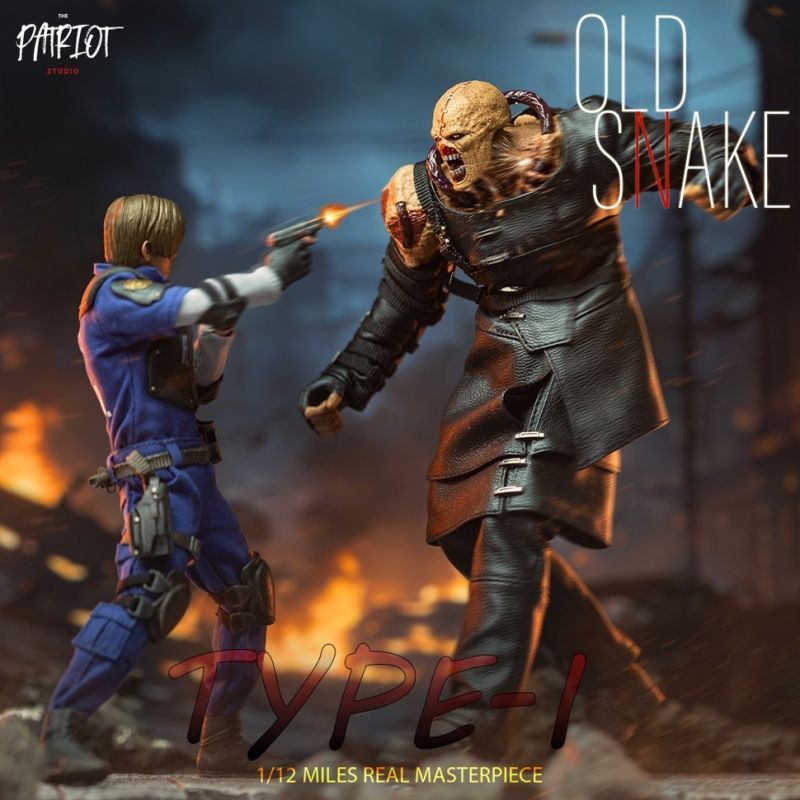 [Pre-sale] Patriot Resident Evil 2 Nemesis OldSnake type-I & type-II Set of 2