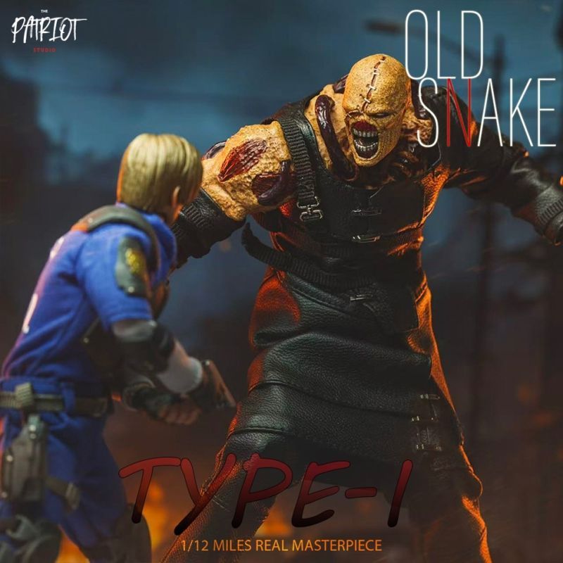 [Pre-sale] Patriot Resident Evil 2 Nemesis OldSnake type-I & type-II Set of 2